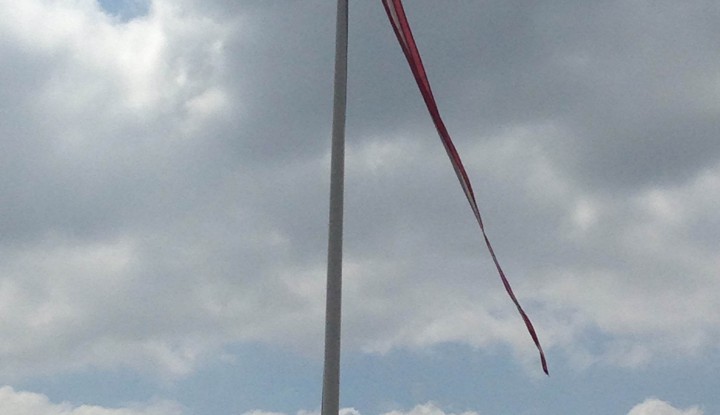 rengøring af flagstang