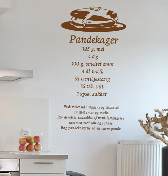 wallsticker til køkkenet