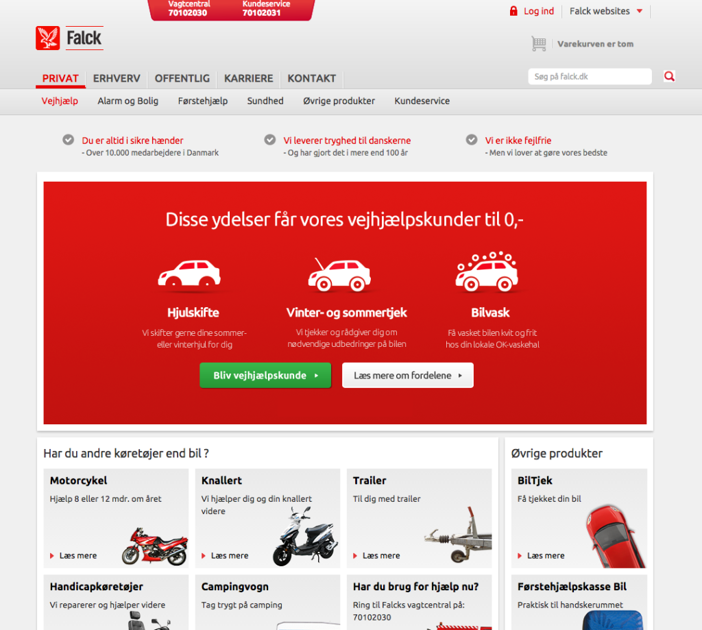 Autohjælp fra Falck